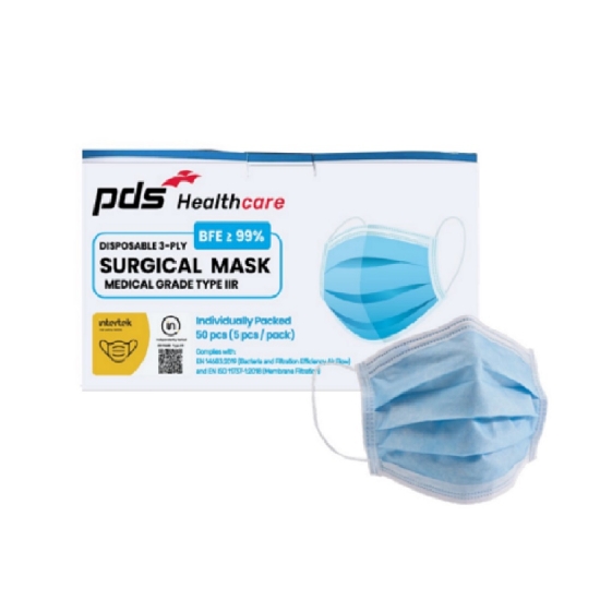 Picture of PDS Kids Surgical Mask 3-Ply 50s
