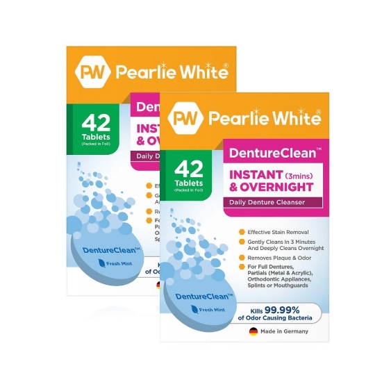 Picture of Pearlie White Denture Cleansing Tablets 42s x 2