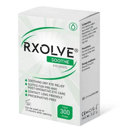 Picture of Rxolve Soothe Eyedrops 10ml
