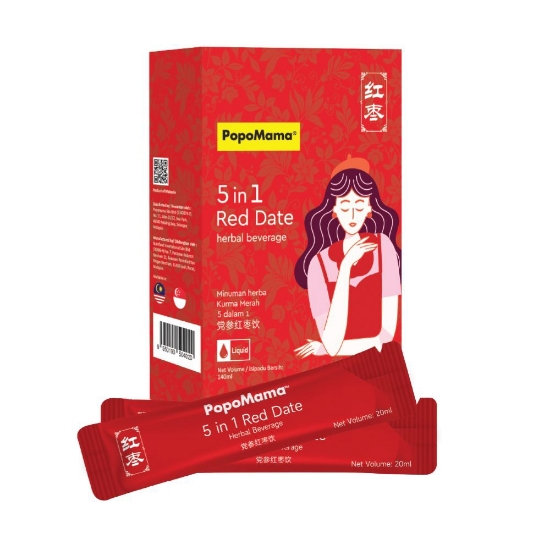 Picture of PopoMama 5 in 1 Red Date Beverage 7s