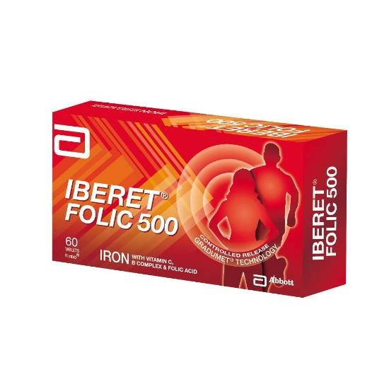 Picture of Iberet Folic 500 60s