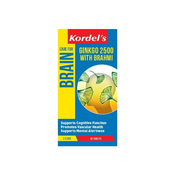 Picture of Kordel's Ginkgo 2500 with Brahmi 60s