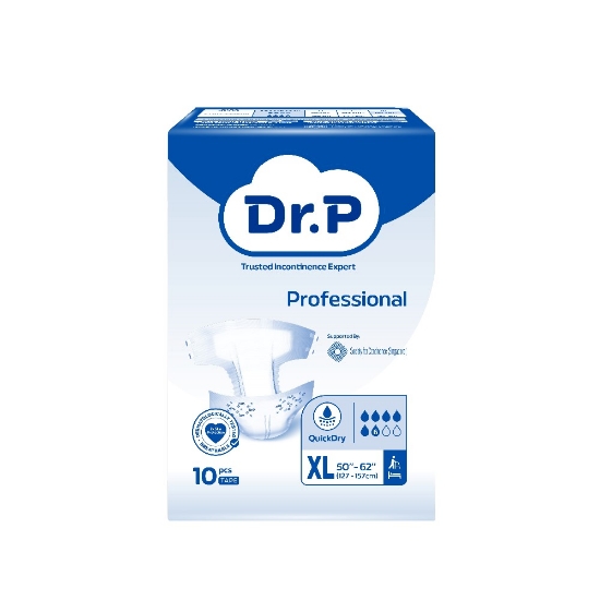 Picture of Dr. P Professional Diapers Extra-Large 10s